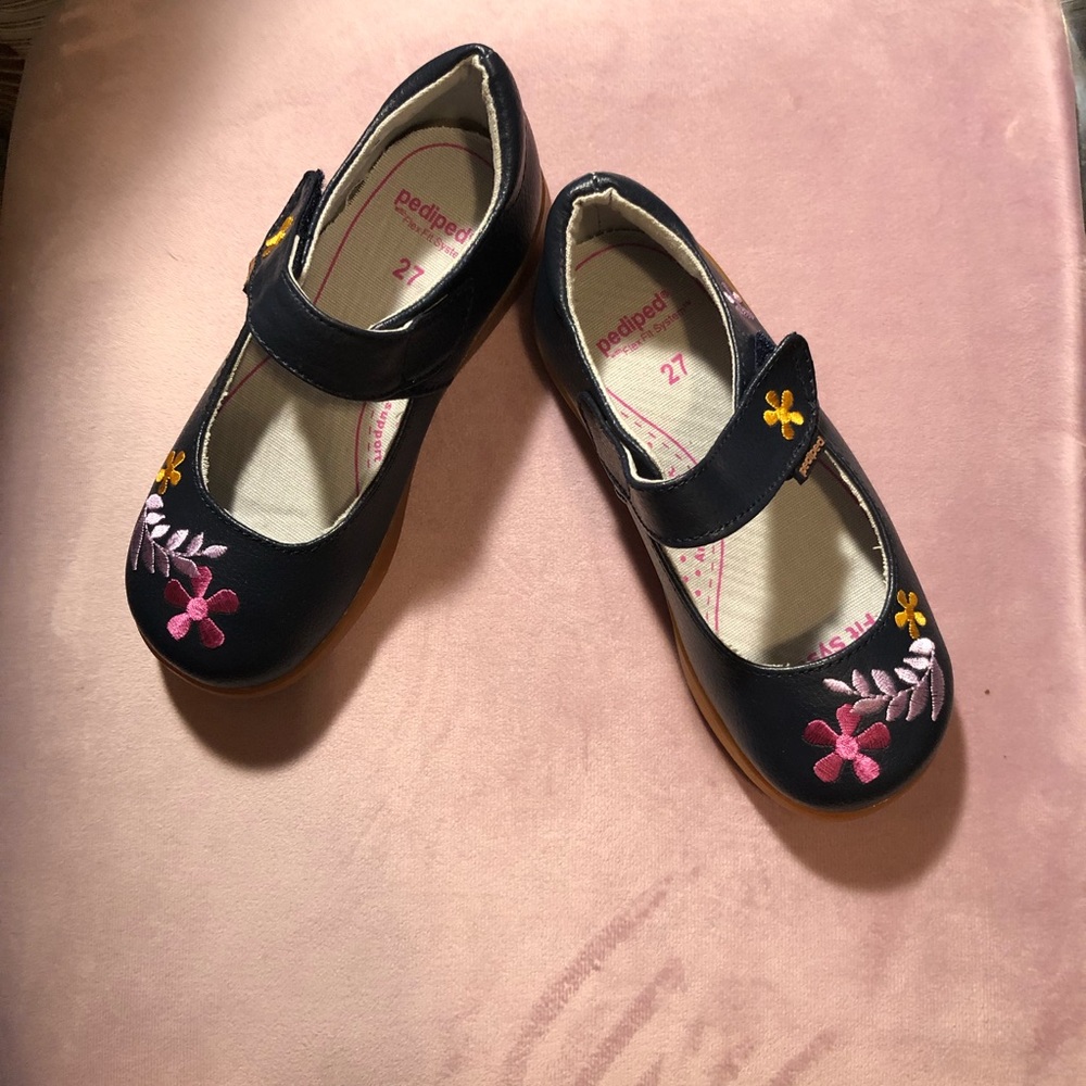 Pediped Flex Tabitha navy shoes - Picture 6 of 9